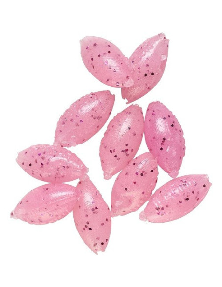 Daiwa Silicone Floating Oval - Pink Glitters Phospho